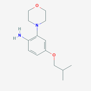 4-Isobutoxy-2-morpholinoaniline