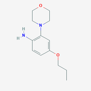 2-Morpholino-4-propoxyaniline