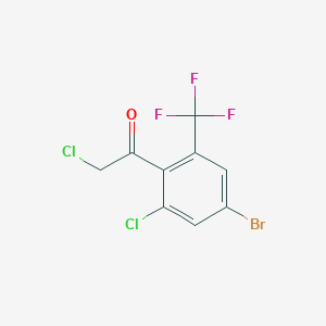 4'-Bromo-2'-chloro-6'-(trifluoromethyl)phenacyl chloride