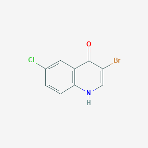 molecular formula C9H5BrClNO B1371973 3-溴-6-氯喹啉-4-醇 CAS No. 860230-86-0