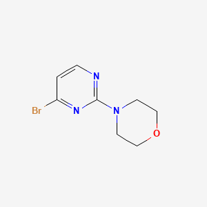 molecular formula C8H10BrN3O B1371974 4-(4-Bromopyrimidin-2-yl)morpholine CAS No. 663194-10-3