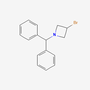 molecular formula C16H16BrN B1371981 1-Benzhydryl-3-bromoazetidine CAS No. 36476-84-3