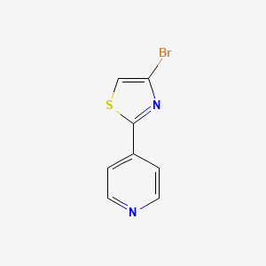 4-(4-Bromo-1,3-thiazol-2-yl)pyridine