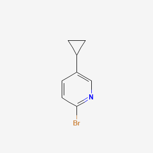 molecular formula C8H8BrN B1371985 2-Bromo-5-cyclopropylpyridine CAS No. 1142197-14-5