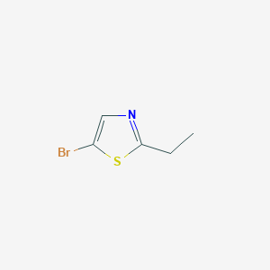 molecular formula C5H6BrNS B1371986 5-溴-2-乙基噻唑 CAS No. 1086382-44-6