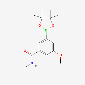 N-Ethyl-3-methoxy-5-(4,4,5,5-tetramethyl-[1,3,2]dioxaborolan-2-yl)-benzamide