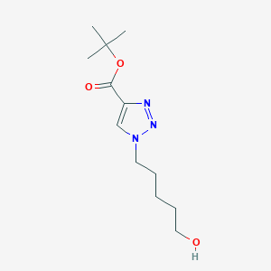 tert-Butyl 1-(5-hydroxypentyl)-1H-1,2,3-triazole-4-carboxylate