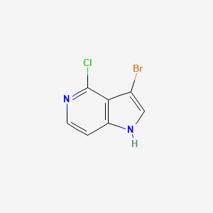 molecular formula C7H4BrClN2 B1371989 3-bromo-4-chloro-1H-pyrrolo[3,2-c]pyridine CAS No. 947238-42-8