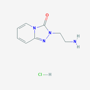 2-(2-aminoethyl)-2H,3H-[1,2,4]triazolo[4,3-a]pyridin-3-one hydrochloride