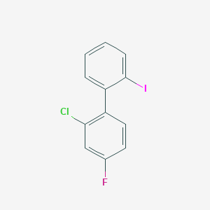 2-Chloro-4-fluoro-2'-iodo-1,1'-biphenyl