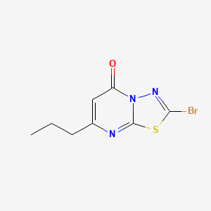 2-bromo-7-propyl-5H-[1,3,4]thiadiazolo[3,2-a]pyrimidin-5-one