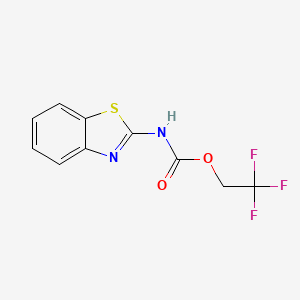 2,2,2-trifluoroethyl N-(1,3-benzothiazol-2-yl)carbamate