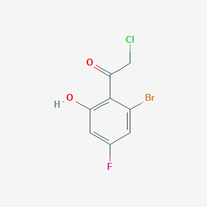 2'-Bromo-4'-fluoro-6'-hydroxyphenacyl chloride