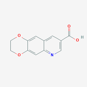 2,3-Dihydro-[1,4]dioxino[2,3-g]quinoline-8-carboxylic Acid