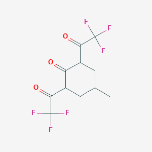 4-Methyl-2,6-bis(trifluoroacetyl)cyclohexanone