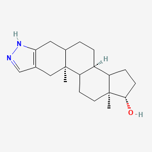 17 beta-Hydroxy-5 alpha-androstano[3,2-c]pyrazole