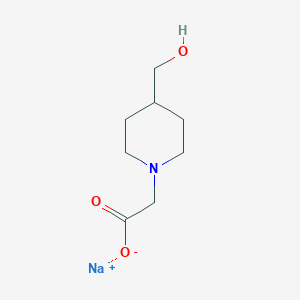 Sodium 2-[4-(hydroxymethyl)piperidin-1-yl]acetate