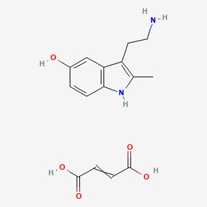 3-(2-aminoethyl)-2-methyl-1H-indol-5-ol;but-2-enedioic acid