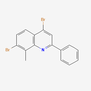 4,7-Dibromo-8-methyl-2-phenylquinoline