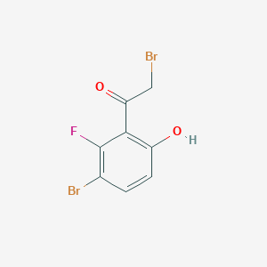 3'-Bromo-2'-fluoro-6'-hydroxyphenacyl bromide