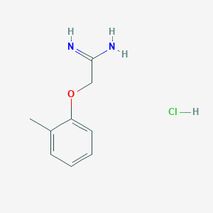 molecular formula C9H13ClN2O B1372022 2-(2-甲基苯氧基)乙酰胺盐酸盐 CAS No. 1129246-89-4