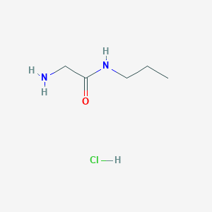molecular formula C5H13ClN2O B1372026 2-Amino-N-propylacetamide hydrochloride CAS No. 67863-04-1