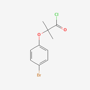 2-(4-Bromophenoxy)-2-methylpropanoyl chloride
