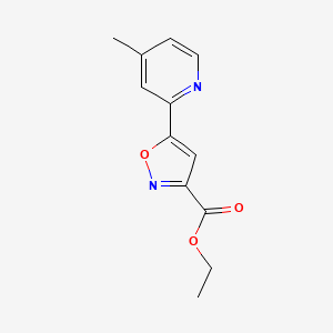 Ethyl 5-(4-Methyl-2-pyridyl)isoxazole-3-carboxylate