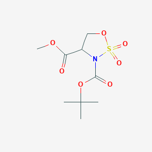 3-O-tert-butyl 4-O-methyl 2,2-dioxooxathiazolidine-3,4-dicarboxylate