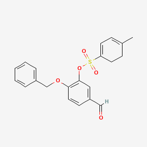 (5-Formyl-2-phenylmethoxyphenyl) 4-methylcyclohexa-1,3-diene-1-sulfonate