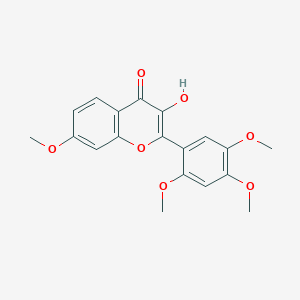 molecular formula C19H18O7 B13720453 3-Hydroxy-2',4',5',7-tetramethoxyflavone 