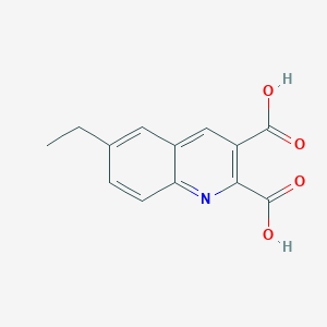 6-Ethylquinoline-2,3-dicarboxylic acid