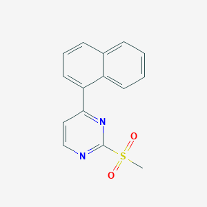 2-(Methylsulfonyl)-4-(1-naphthyl)pyrimidine