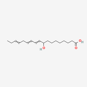 10,12,15-Octadecatrienoic acid, 9-hydroxy-