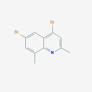 4,6-Dibromo-2,8-dimethylquinoline