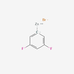 zinc;1,3-difluorobenzene-5-ide;bromide