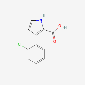 3-(2-chlorophenyl)-1H-pyrrole-2-carboxylic acid