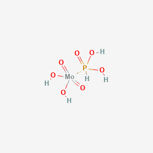 molecular formula H5MoO7P B13720577 dihydroxy(dioxo)molybdenum;phosphonic acid 