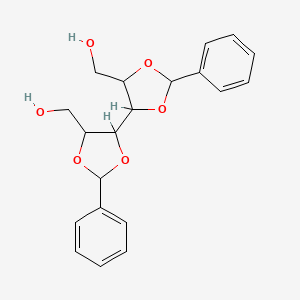 [5-[5-(Hydroxymethyl)-2-phenyl-1,3-dioxolan-4-yl]-2-phenyl-1,3-dioxolan-4-yl]methanol