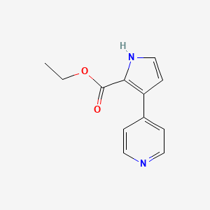 Ethyl 3-(4-Pyridyl)-1H-pyrrole-2-carboxylate