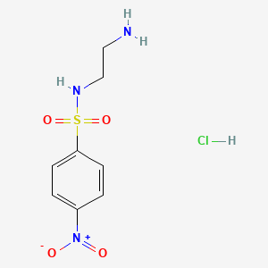 N-(2-aminoethyl)-4-nitrobenzene-1-sulfonamide hydrochloride