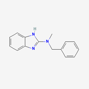 molecular formula C15H15N3 B1372066 N-苄基-N-甲基-1H-1,3-苯并二唑-2-胺 CAS No. 1208892-07-2