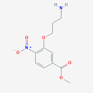 3-(3-Aminopropoxy)-4-nitrobenzoic acid methyl ester