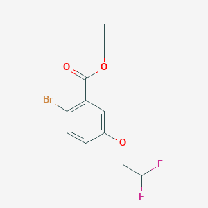 tert-Butyl 2-bromo-5-(2,2-difluoroethoxy)benzoate