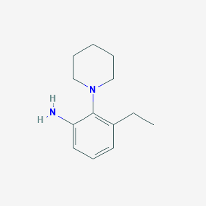 3-Ethyl-2-(1-piperidinyl)aniline