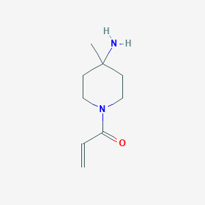 1-(4-Amino-4-methylpiperidin-1-yl)prop-2-en-1-one