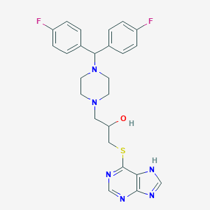 molecular formula C25H26F2N6OS B137207 卡萨特林 CAS No. 125363-87-3