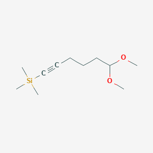 (6,6-Dimethoxy-1-hexynyl)trimethylsilane