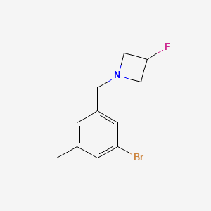 1-(3-Bromo-5-methylbenzyl)-3-fluoroazetidine