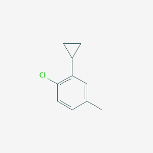 1-Chloro-2-cyclopropyl-4-methylbenzene